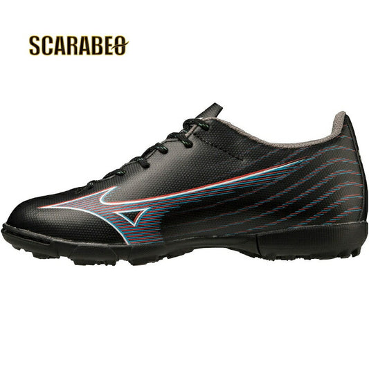 【大特価】ミズノ ジュニア トレーニングシューズ ミズノアルファ SELECT Jr AS ブラック×イグニッションレッド×ブルー P1GE236501 MIZUNO α