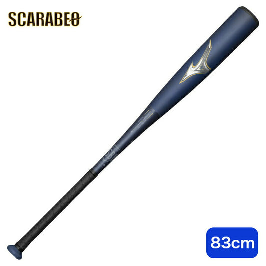 ミズノ 軟式バット ビヨンドマックス レガシー トップバランス 83cm/平均710g ( ネイビー×ゴールド ) 1CJBR19083 1450  FRP製 カーボン製 野球 バット MIZUNO