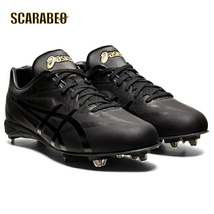 アシックス 野球 スパイク ゴールドステージ MA 金具 ブラック 1121A053-001 黒 スパイク GOLDSTAGE MA asics