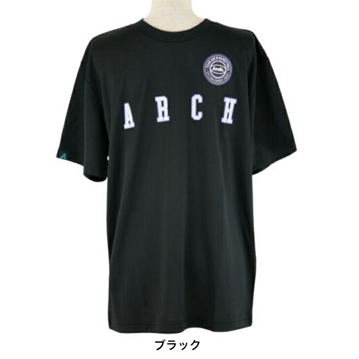 アーチ バスケ ウェア Tシャツ ショートスリーブ home court tee [DRY] T123-144 145 white black Arch