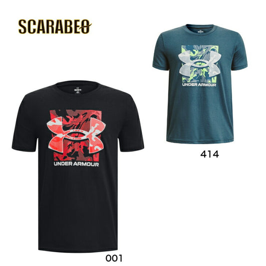 アンダーアーマー UNDER ARMOUR キッズ ボーイズ トレーニング Tシャツ UA ショートスリーブTシャツ 〈ボックスロゴカモ〉 半袖1377317
