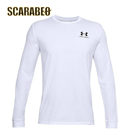 アンダーアーマー メンズ Tシャツ 長袖 ロンT Men's UA Sportstyle Left Chest Long Sleeve - Black