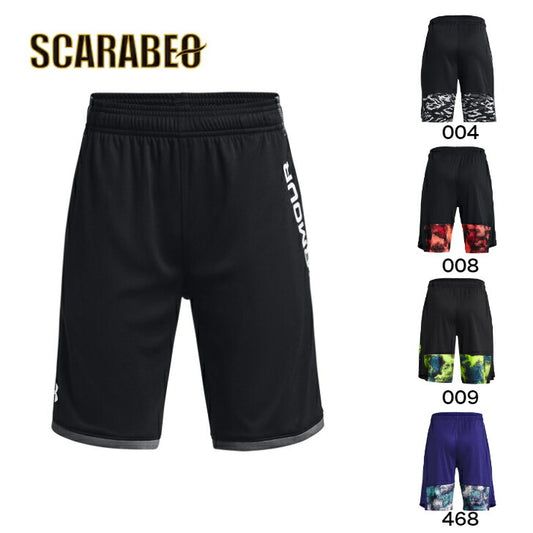 【在庫処分セール】アンダーアーマー【UNDER ARMOUR】ジュニア ボーイズ UAスタント3.0 ショーツ 〈プリント〉 ハーフパンツ 1361804 男の子/小学生/子供用/Jr/ハーパン/短パン/半ズボン/トレーニング/スポーツ/吸汗速乾/運動会