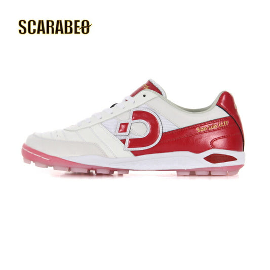 Desporte/デスポルチ サンルイスLL TF LTD フットサルシューズ PWHT/DRED DS-2046
