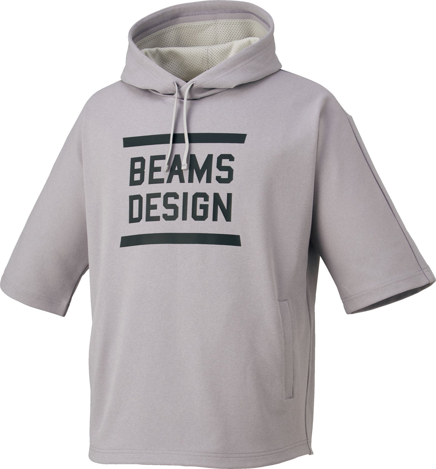 スウェット ZETT by BEAMS DESIGN 半袖スウェットパーカ BOS75102