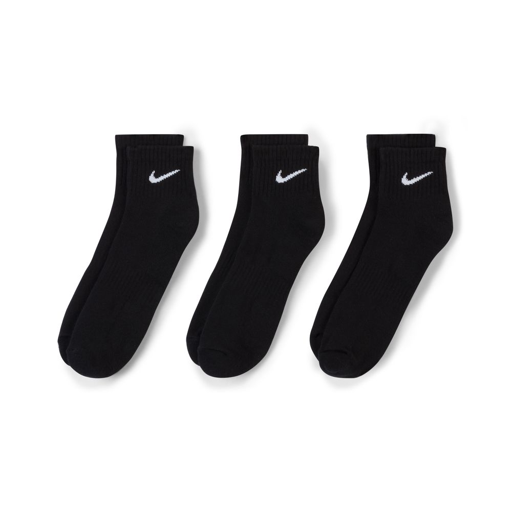 ナイキ エブリデイ クッションド トレーニング アンクル ソックス (3足) nike メンズ 靴下 SU23 teamsports 厚手アクセサリー sx7667-010 あったか フィットネス cpn10 黒 白