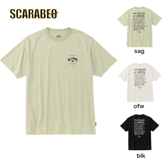 【在庫処分セール】BILLABONG メンズ FEELING IS FOREVER Ｔシャツ 【2024年春夏モデル】be011210