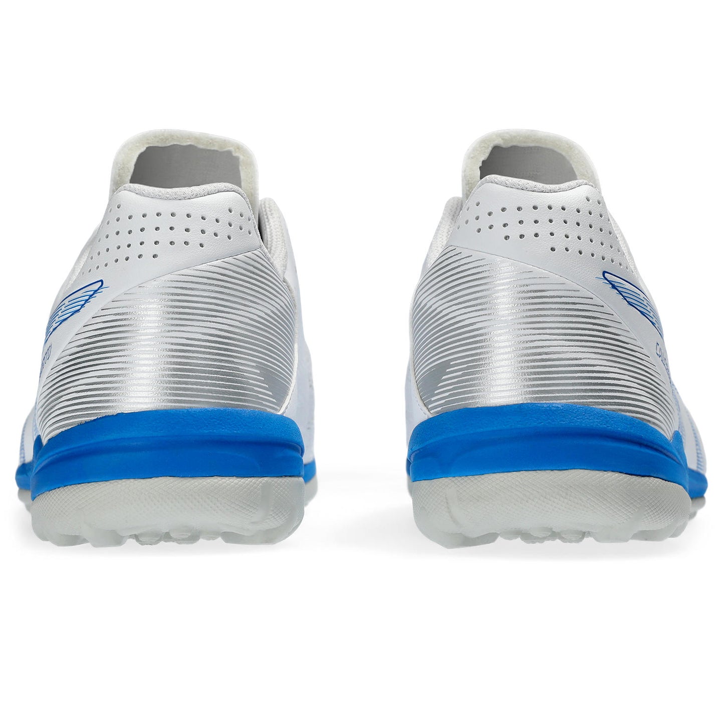 カルチェット WD 9 TF　ホワイト×エレクトリックブルー　【asicsアシックス】サッカーフットサルトレーニングシューズ1113a038-101