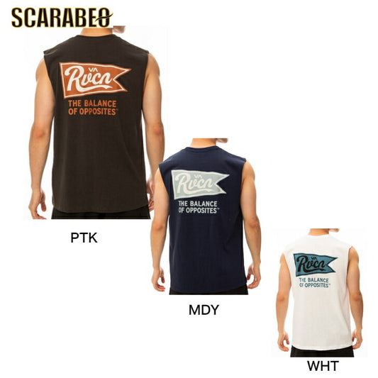 RVCA メンズ PENNANTAN CUTOFF TANK タンクトップ 【2024年春夏モデル】 be041351