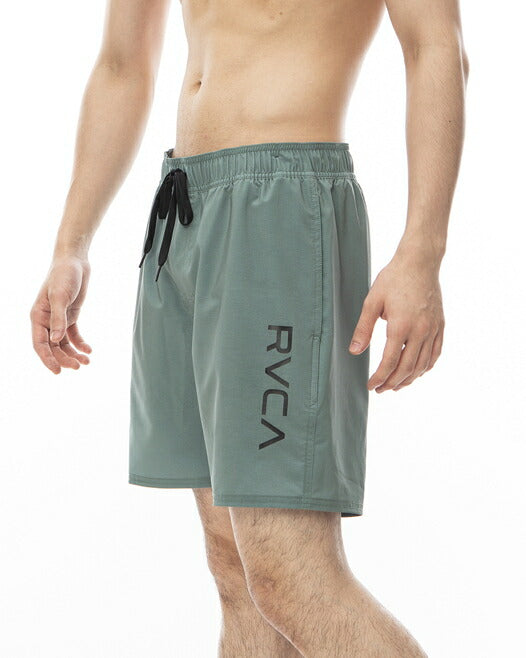 RVCA メンズ ELASTICK BS ボードショーツ/サーフトランクス BLK【2024年春夏モデル】 be041526