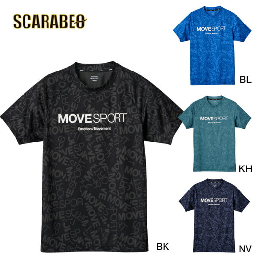 MOVESPORT デサント ジャガードグラフィック ショートスリーブシャツ 半袖 ストレッチ ユニセックス メンズ レディース ウェア Tシャツ トレーニング ブランド ムーブスポーツ DESCENTE 新レーベル 2024年春夏モデル DMMXJA61