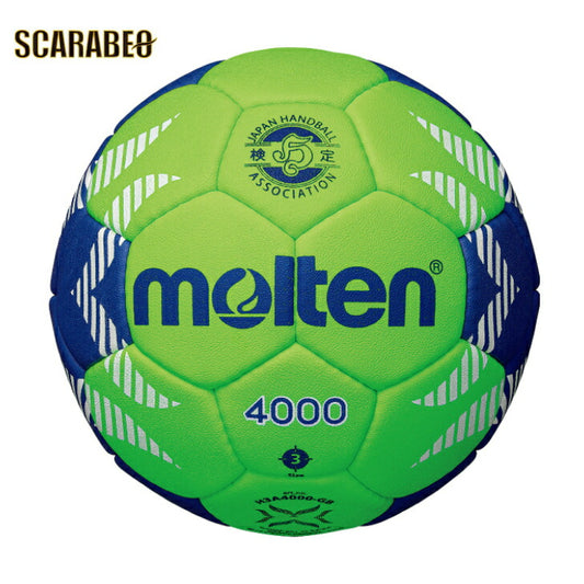 molten モルテン ハンドボール 試合球 3号球 H3A4000-GB 高校 男子 公式試合球 IHF JHA検定球 手縫い 24SS