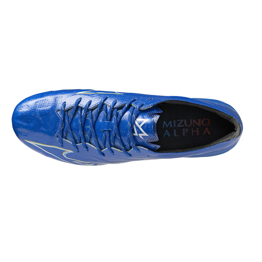 限定 ミズノ α ELITE p1ga246227 mizuno サッカー スパイク27：レーザーブルー×ホワイト×ゴールド scarabeo