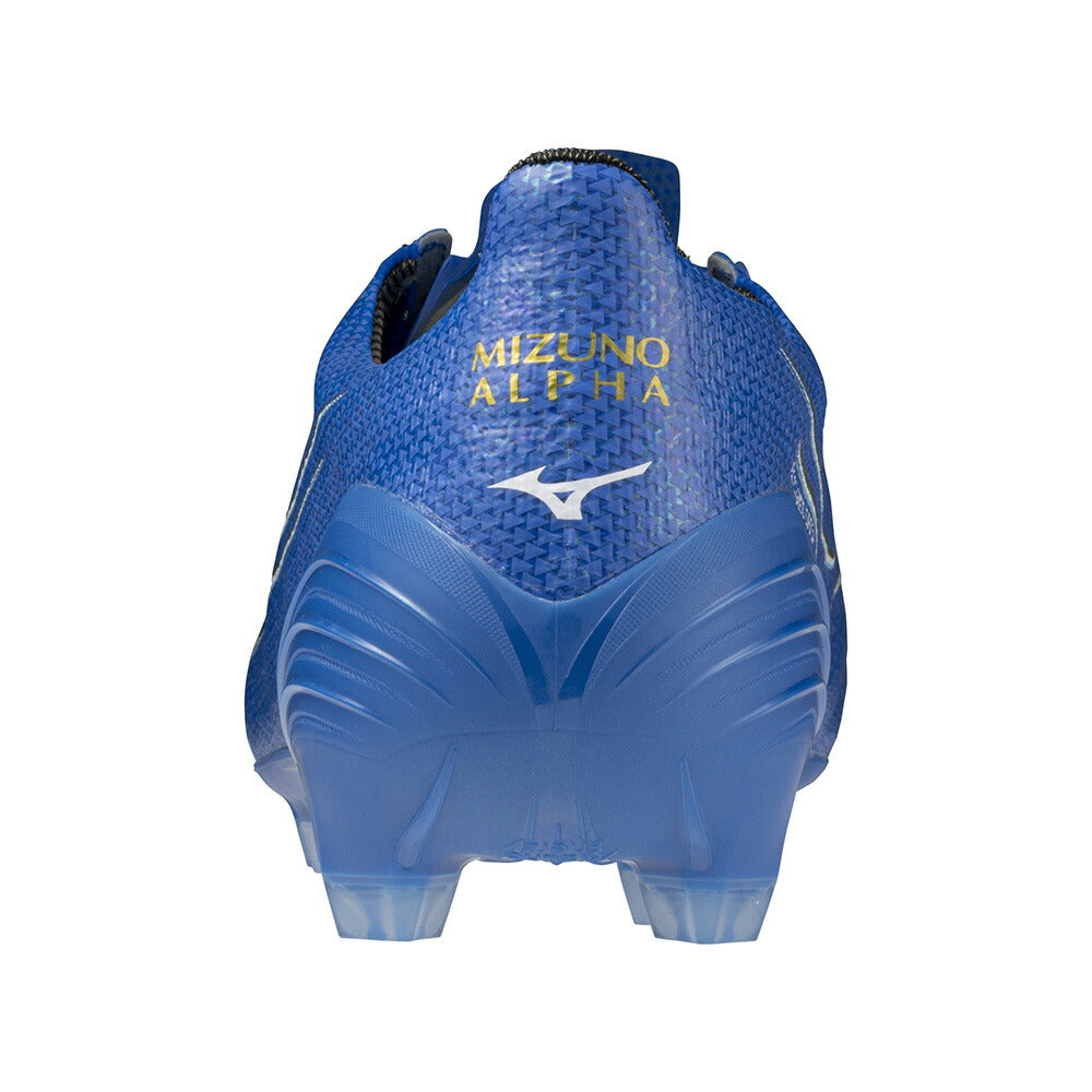 現行スパイク最軽量 ミズノ MIZUNO メンズ レディース サッカー スパイク ミズノアルファ JAPAN 27：レーザーブルー×ホワイト×ゴールド p1ga246027
