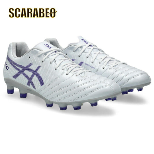 DS LIGHT X-FLY PRO 2 アシックス asics 1101A055-104 ホワイト×パープル サッカースパイク 大人 サッカー