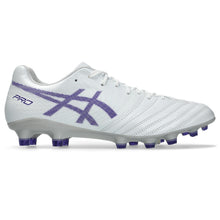 画像をギャラリービューアに読み込む, DS LIGHT X-FLY PRO 2 アシックス asics 1101A055-104 ホワイト×パープル サッカースパイク 大人 サッカー
