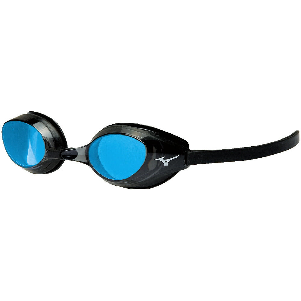 アクセルアイ クッション一体成型 ユニセックス スモーク×ブルーミラー ブラック n3jeb90110 水泳 ゴーグル