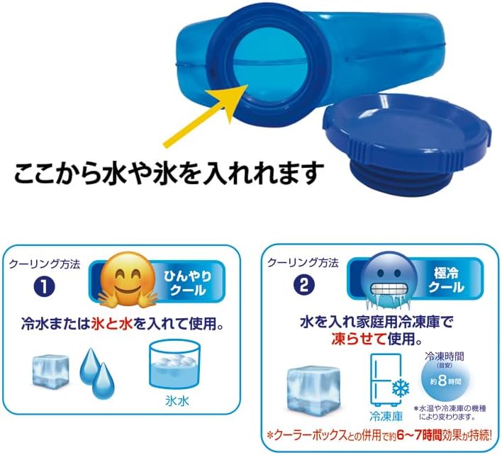 熱中症対策用品　アイスストロング IS-001 氷嚢 スポーツ 観戦 猛暑 野球 サッカー 釣り アウトドア 農作業 ネッククーラー 首 首元 冷たい 冷やす 暑さ対策 屋外作業 甲子園 農作業 夏 アイシングU字型 ネッククーラー 野球