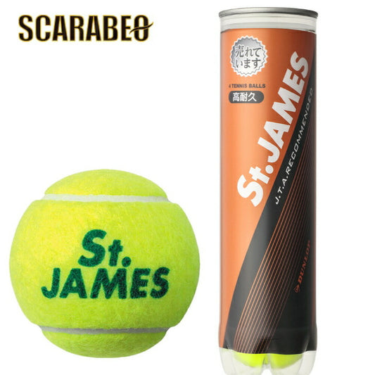セントジェームス 庭球 STJAMESJ4 ダンロップ 硬式テニスボール St.JAMES(セント・ジェームス) STJAMESJ4 テニスボール