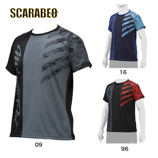ミズノ 半袖 Tシャツ メンズ mizuno ミズノプロ KUGEKI クウゲキ/スポーツウェア 高通気 吸汗速乾 野球 トレーニング 機能ウェア 汗処理／通気  トップス/12JAAT81