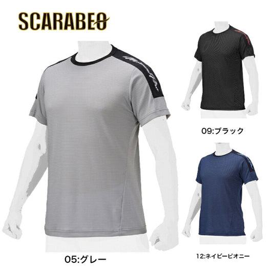 野球 Tシャツ 大人 半袖 丸首 ミズノプロ KUGEKI ICE ベースボールTシャツ 通気性 吸汗速乾 12JABT86 男女兼用 ユニセックス 2024年NEWモデル 野球ウェア ベースボールウエア