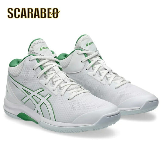アシックス レディゲルフェアリー 9 ～ asics LADY GELFAIRY 9   (White/Bamboo) 1062A007-102 白 緑 バッシュ