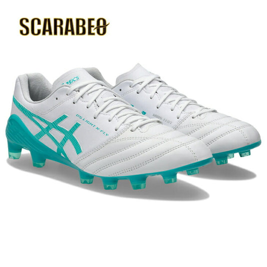 【在庫処分セール】アシックス サッカー スパイク DSライト X-FLY5 WHITE/SEA GLASS 1101A047-105 DS LIGHT X-FLY 5 ASICS