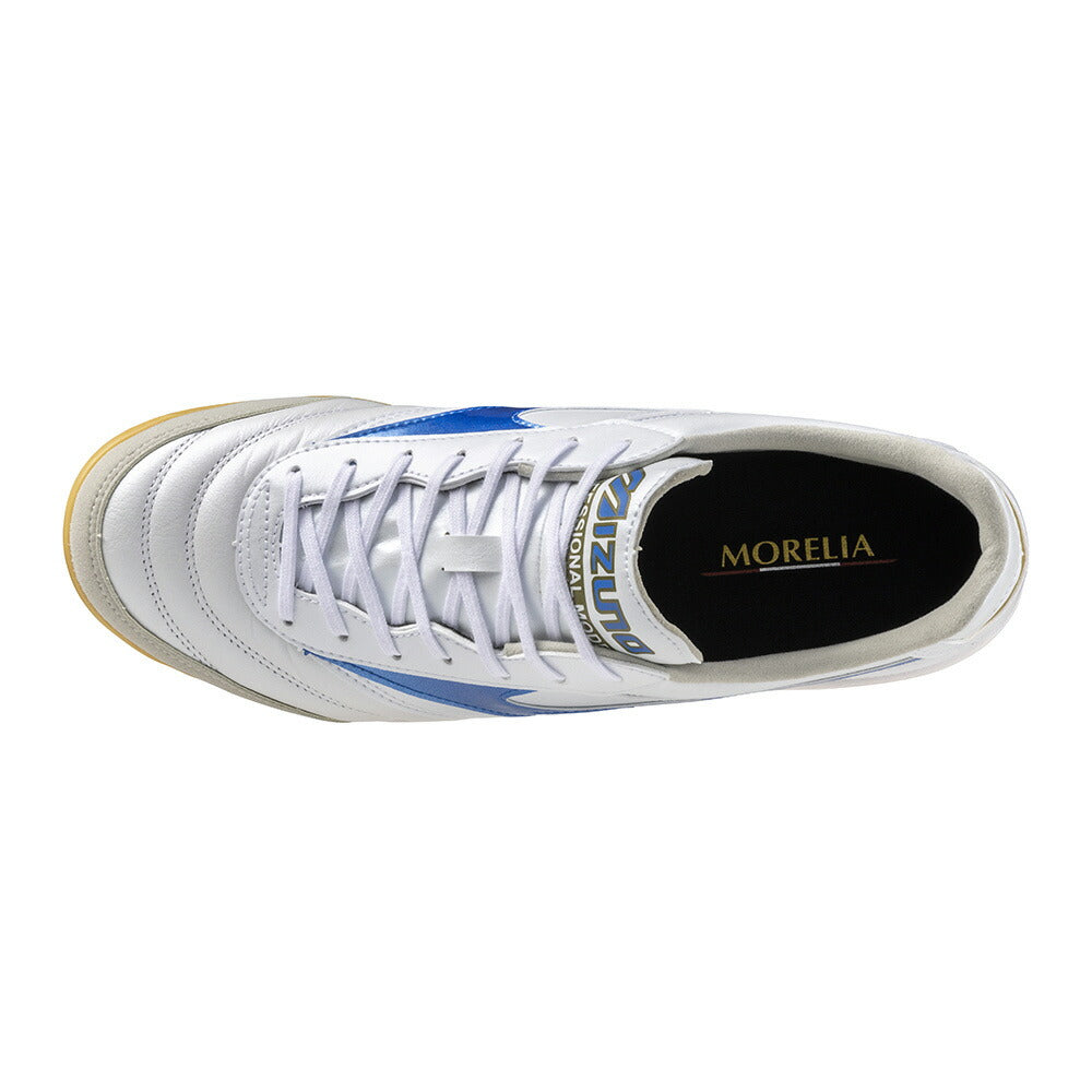 ミズノ モレリア SALA ELITE IN(フットサル)[ユニセックス] q1ga241225 サッカーシューズ サッカー スパイク シューズ 靴 くつ 中学校 高校 一般 大人 軽量　柔軟 素足感覚 エリート プロ ネオ3 NEO3 部活 練習 大会 モナルシーダ  最新