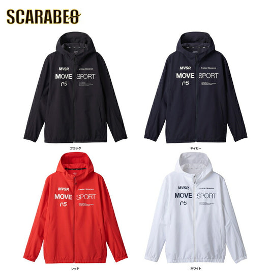 デサント AIRY TRANSFER TOUGH スパンライクオーセンティックロゴ フルジップフーディー DMMXJF10 メンズ レディース ストレッチ 撥水 ジャージ クロス ムーブスポーツ 新規セール 2024年春夏モデル