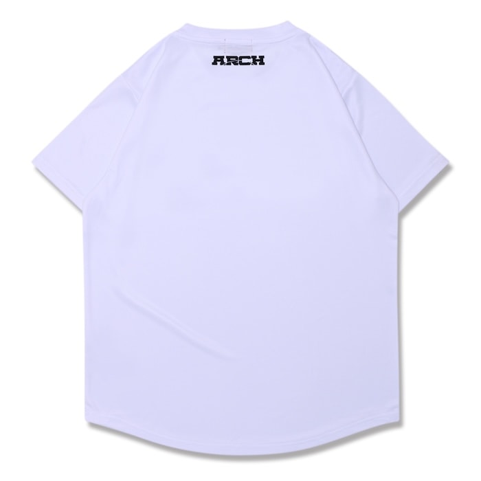 Arch debris tee [DRY]【white】 アーチ バスケ 半袖Tシャツ t124-154 アーチ バスケ ショーツ バスケットボール バスパン 男子 ウエア 大人 子供 Ｔシャツ バスケウエア