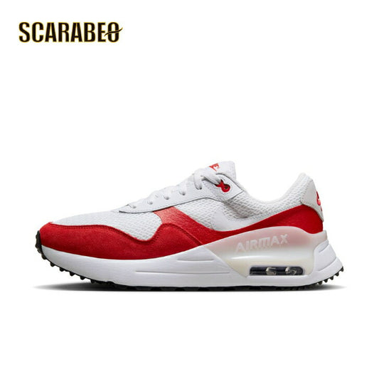 NIKE Air Max Systm ナイキ エア マックス システム ホワイトｘユニバーシティレッド  dm9537 104 ナイキ ランニング シューズ メンズ/レディース 軽量 クッション Nike 安い ナイキ ズーム  ペガサス おすすめ