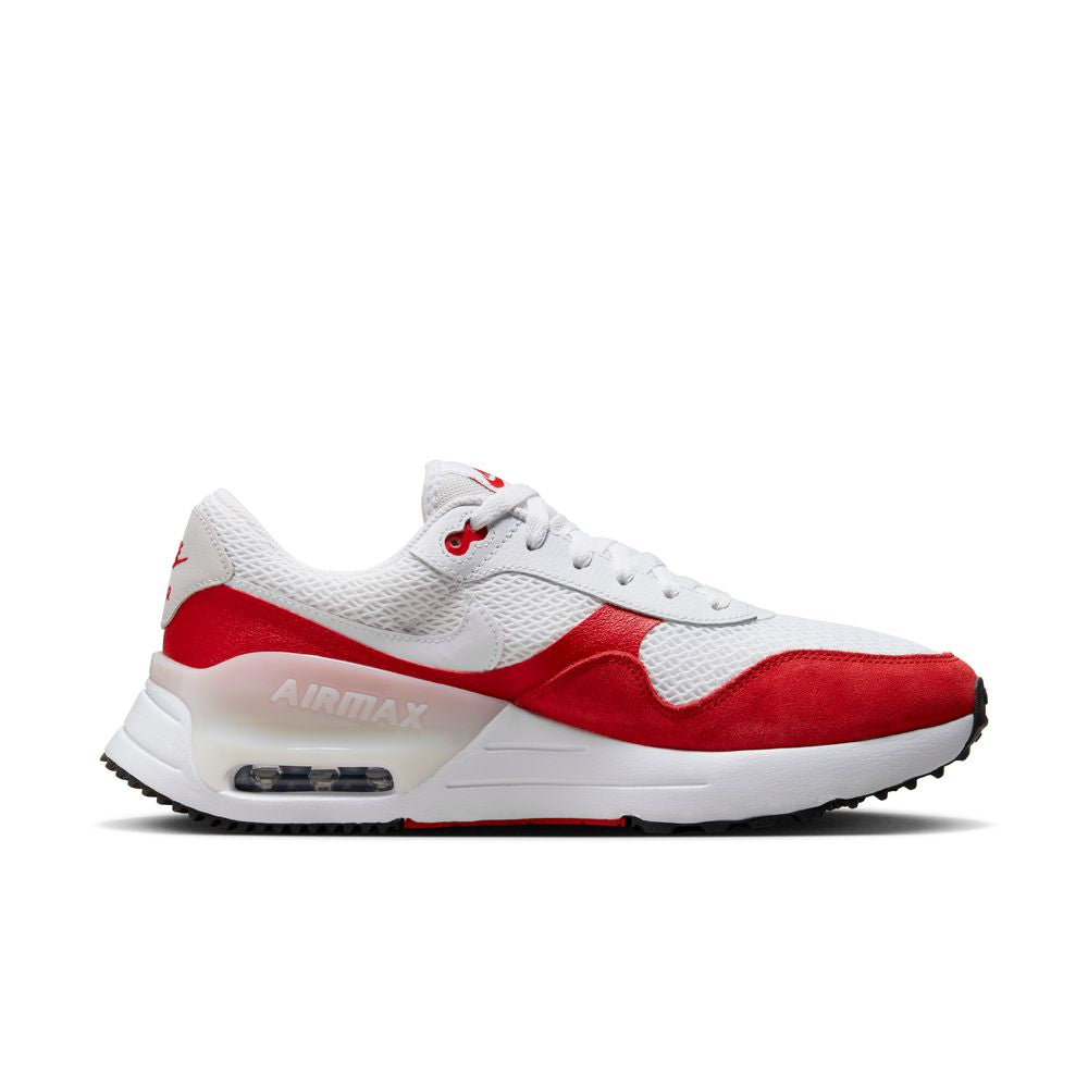 NIKE Air Max Systm ナイキ エア マックス システム ホワイトｘユニバーシティレッド  dm9537 104 ナイキ ランニング シューズ メンズ/レディース 軽量 クッション Nike 安い ナイキ ズーム  ペガサス おすすめ