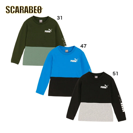 【在庫処分セール】プーマ ジュニア用 POWER LS Tシャツ 677720 セール 割引 特価 格安 大特価 在庫限り 早い者勝ち 人気商品 おすすめ　子供
