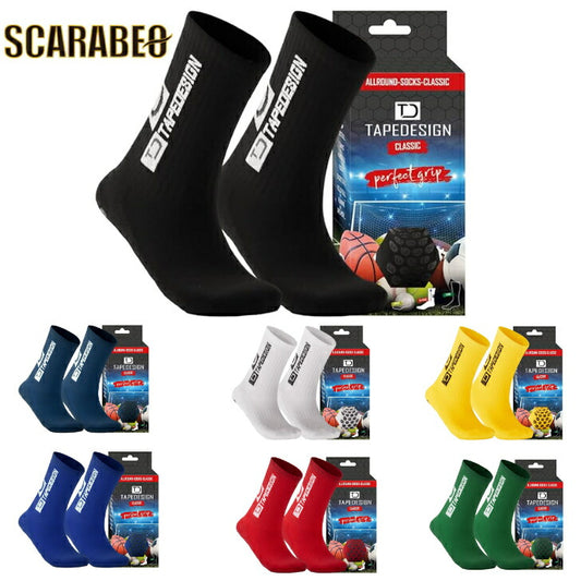 テープデザイン TAPE DESIGN SOCKS クラシック classic13 サッカー用ソックス 滑り止め 五本指サッカーソックス 足首サポート ソックス サッカー 抗菌防臭 サポート力強化靭帯損傷対応 プロ選手愛用 サイズS M L XL 高校サッカー対応