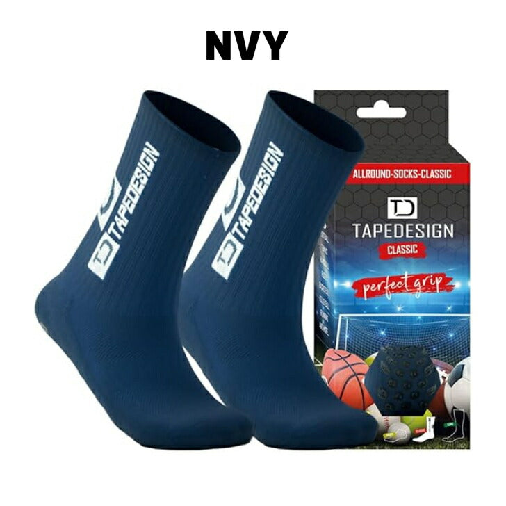 テープデザイン TAPE DESIGN SOCKS クラシック classic13 サッカー用ソックス 滑り止め 五本指サッカーソックス 足首サポート ソックス サッカー 抗菌防臭 サポート力強化靭帯損傷対応 プロ選手愛用 サイズS M L XL 高校サッカー対応