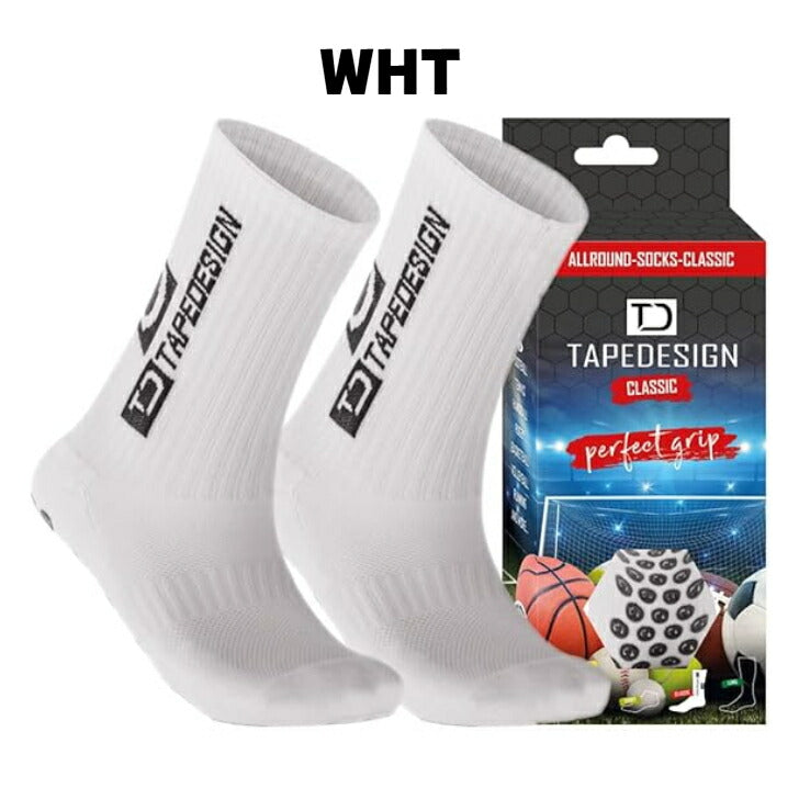 テープデザイン TAPE DESIGN SOCKS クラシック classic13 サッカー用ソックス 滑り止め 五本指サッカーソックス 足首サポート ソックス サッカー 抗菌防臭 サポート力強化靭帯損傷対応 プロ選手愛用 サイズS M L XL 高校サッカー対応