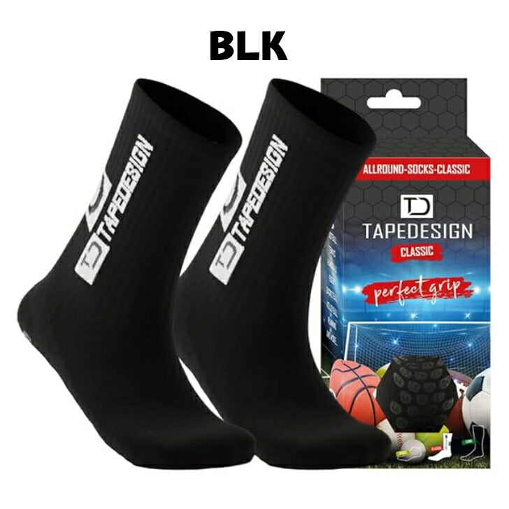 テープデザイン TAPE DESIGN SOCKS クラシック classic13 サッカー用ソックス 滑り止め 五本指サッカーソックス 足首サポート ソックス サッカー 抗菌防臭 サポート力強化靭帯損傷対応 プロ選手愛用 サイズS M L XL 高校サッカー対応