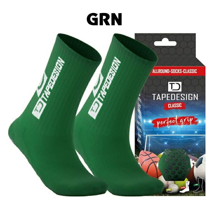 テープデザイン TAPE DESIGN SOCKS クラシック classic13 サッカー用ソックス 滑り止め 五本指サッカーソックス 足首サポート ソックス サッカー 抗菌防臭 サポート力強化靭帯損傷対応 プロ選手愛用 サイズS M L XL 高校サッカー対応