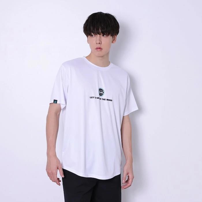 Arch college BB tee [DRY]【white】 アーチ バスケ 半袖Tシャツ t124