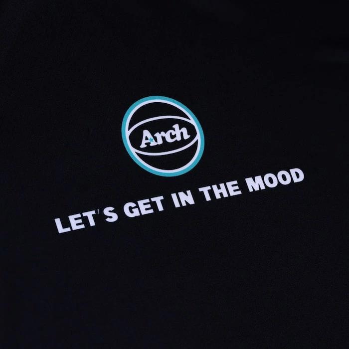 Arch college BB tee [DRY]【black】 アーチ バスケ 半袖Tシャツ  t124-161 アーチ バスケ ショーツ バスケットボール バスパン 男子 ウエア 大人 子供 Ｔシャツ バスケウエア