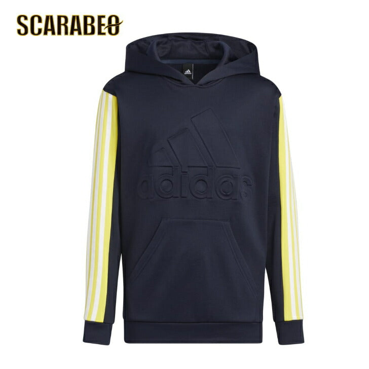 アディダス adidas キッズ ボーイズ エンボス スウェットフーディー CC229-HM9590 アディダス アパレル アディダス ウェア スポーツウェア トレーニングウェア アディダス ジャケット パーカー Tシャツ  レディース メンズ ジュニア ブランド ファッション アウトドア