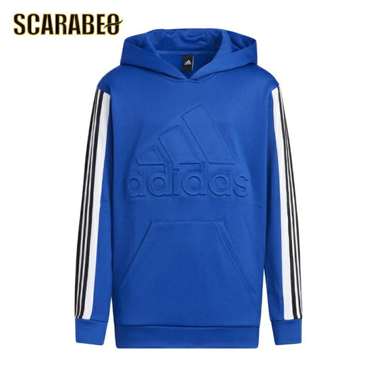 アディダス adidas ＹＢ ＢＯＳエンボス スウェッ　トフーディー ウラキモウ トレーニングウエア スウェットパーカー CC229-HM9592 アディダス アパレル アディダス ウェア スポーツウェア トレーニングウェア アディダス ジャケット パーカー Tシャツ  レディース メンズ