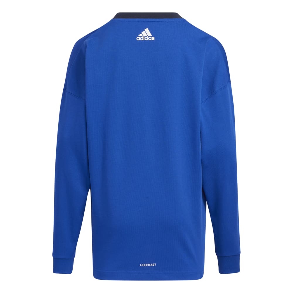 アディダス adidas キッズ ロゴ 長袖Tシャツ ZH187 アディダス アパレル アディダス ウェア スポーツウェア トレーニングウェア アディダス ジャケット パーカー Tシャツ  レディース メンズ ジュニア ブランド ファッション アウトドア