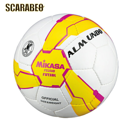 ミカサ MIKASA フットサル３号検定球 FS350B-YP フットサルALMUNDO 検定球3号 手縫い
