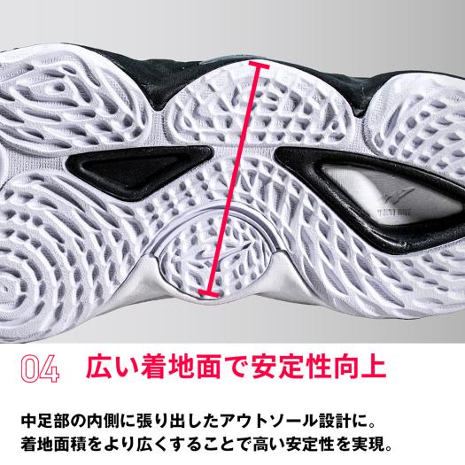 ミズノ ウエーブモーメンタム 3 バレーボール ユニセックス ホワイト×ネイビー バレーボール シューズ ジャンプ クッション 大人 子供 メンズ レディース V1GA231257