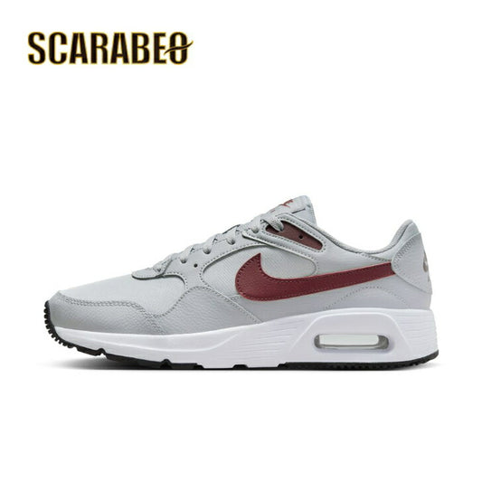 ナイキ エア マックス SC CW4555-016 メンズ スニーカー ： グレー×ボルドー NIKE CW4555 016 cw4550-016 クッション性 歩きやすい  軽量 安い サイズ感 ランニング 普段使い