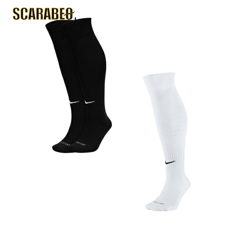 【2足組】  クラシック フットボール DRI-FIT ソックス sx4650 サッカー用ソックス 2足組 耐久性 大人 子供 黒　白 ワンポイントロゴ