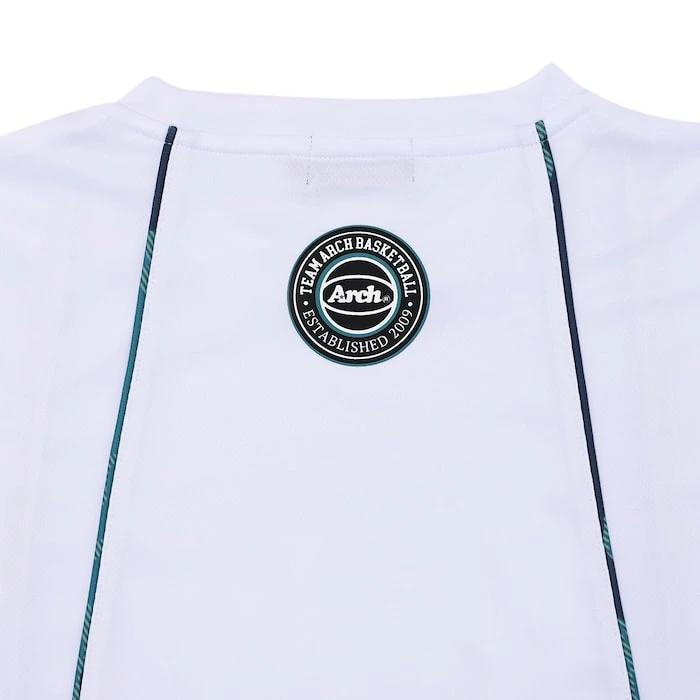 アーチ tiger stripe camo L/S tee [DRY]【white】 T324-119 アーチ バスケ ショーツ バスケットボール バスパン 男子 ウエア 大人 子供 Ｔシャツ バスケウエア