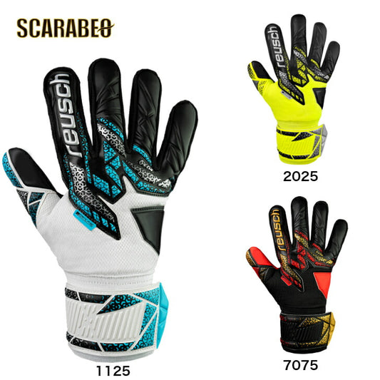 reusch ロイシュ アトラクトシルバー  5560215 キーパグローブサッカー  キーパグローブ サッカー用  耐久性 プロ向け 初心者向け ジュニア向け ジュニア用 大人用 ホールド力 キーグロ