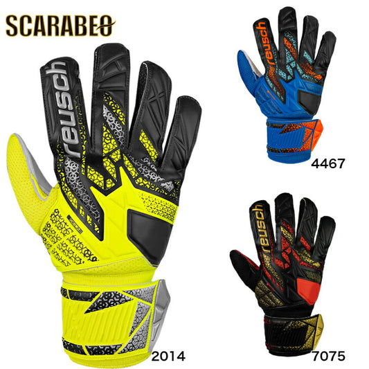 reusch  ロイシュ アトラクト ソリッド 大人用 サッカー キーパーグローブ GKグローブ 5560515 キーパグローブサッカー  キーパグローブ サッカー用  耐久性 プロ向け 初心者向け ジュニア向け ジュニア用 大人用 ホールド力 キーグロ